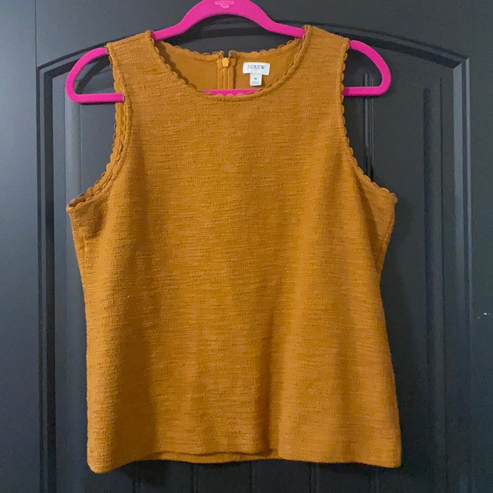 JCrew Mustard tank top